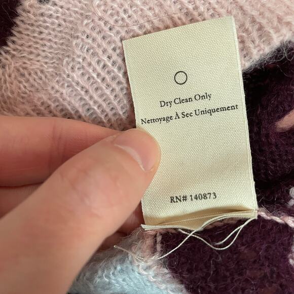 LoveShackFancy Ariella Chevron Stripe Sweater - Picture 8 of 11